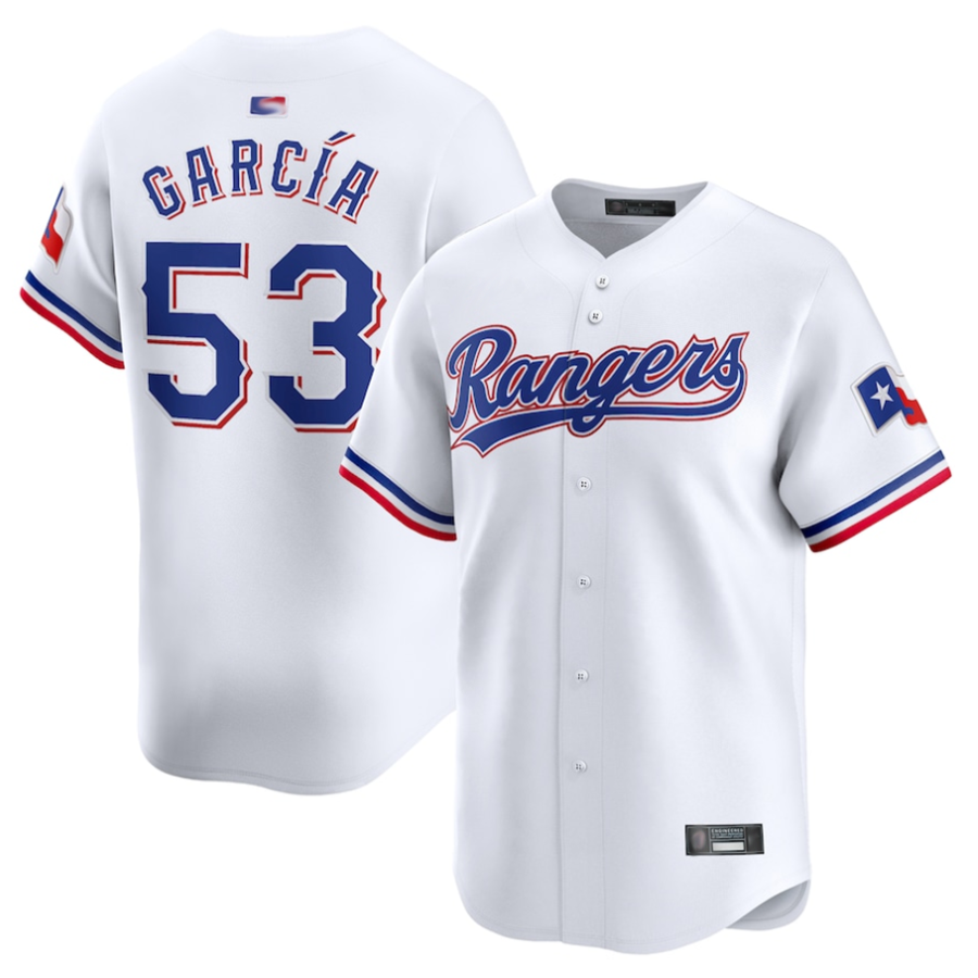 Custom #53 White TEX Baseball Shirt Top