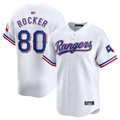Custom #80 White TEX Baseball Shirt Top