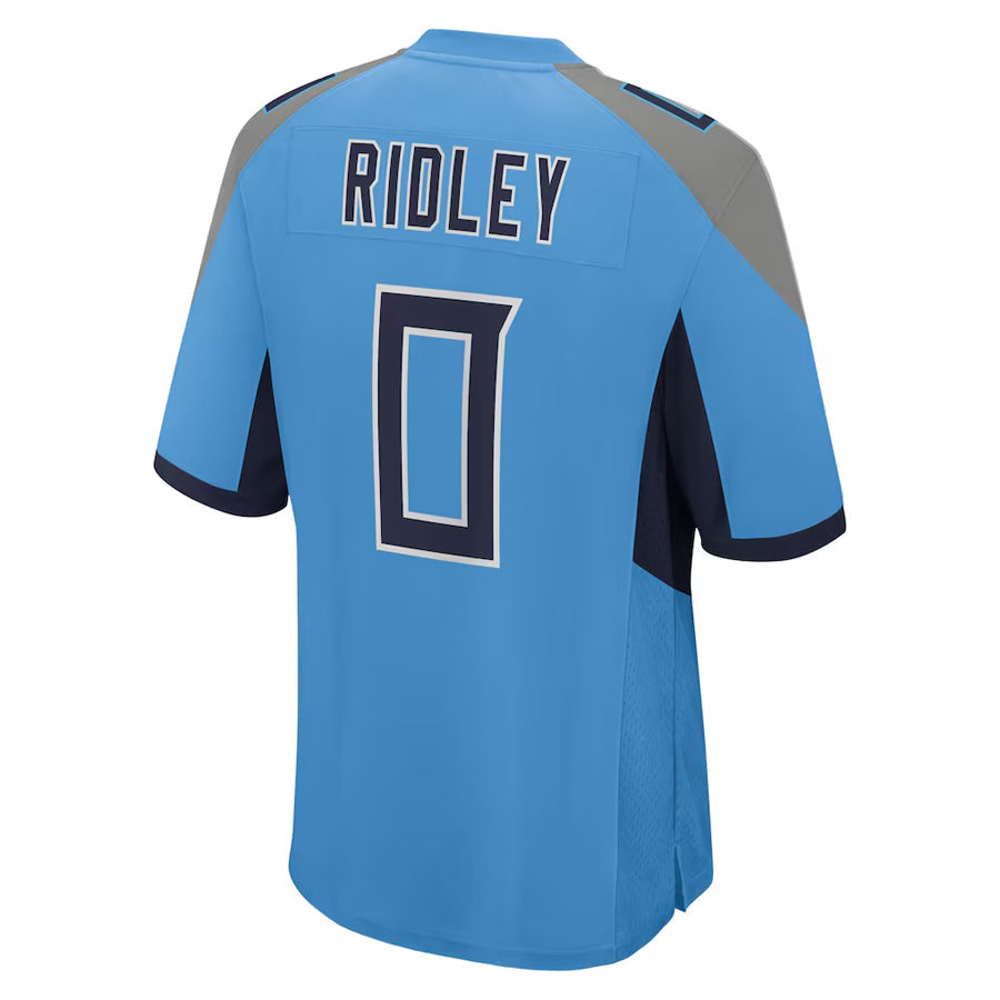 Custom #0 Light Blue TEN Football Shirt Top