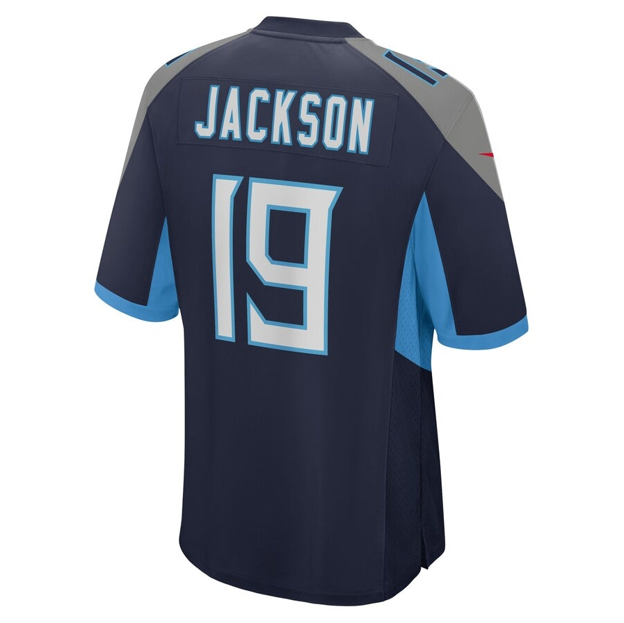 Custom #19 Navy TEN Football Shirt Top