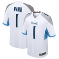 Custom #1 White TEN Football Shirt Top