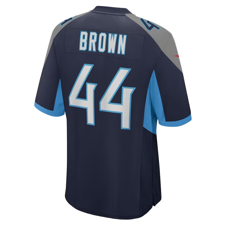 Custom #44 Navy TEN Football Shirt Top