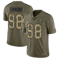 Custom #98 Olive TEN Football Shirt Top