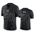 Custom #50 Black TB Football Shirt Top