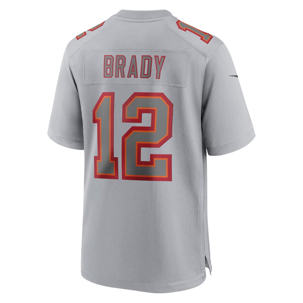 Custom #12 Gray TB Football Shirt Top