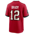 Custom #12 Red TB Football Shirt Top