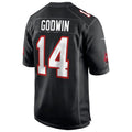 Custom #14 Black TB Football Shirt Top