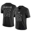 Custom #15 Black TB Football Shirt Top