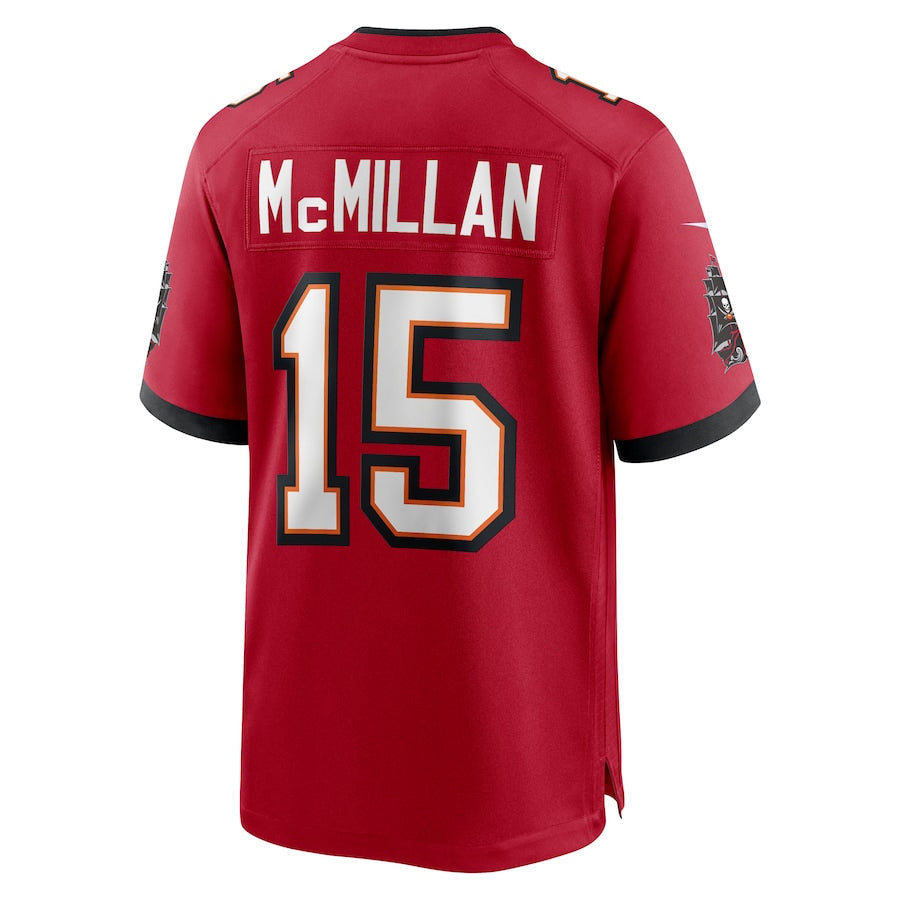 Custom #15 Red TB Football Shirt Top