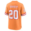 Custom #20 Orange TB Football Shirt Top