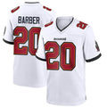 Custom #20 White TB Football Shirt Top