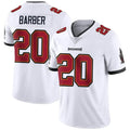 Custom #20 White TB Football Shirt Top