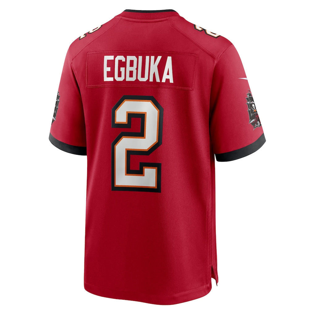 Custom #2 Red TB Football Shirt Top
