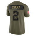 Custom #2 Olive TB Football Shirt Top