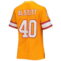 Custom #40 Orange TB Football Shirt Top