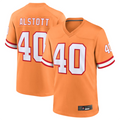 #40 Mike Alstott Player TB.Buccaneers Orange Throwback Game Limited Edition Football Jerseys