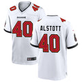 Custom #40 White TB Football Shirt Top