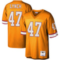 Custom #47 Orange TB Football Shirt Top