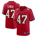 Custom #47 Red TB Football Shirt Top