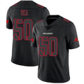 Custom #50 Black TB Football Shirt Top