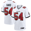 Custom #54 White TB Football Shirt Top
