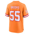Custom #55 Orange TB Football Shirt Top