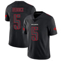 Custom #5 Black TB Football Shirt Top