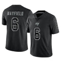 Custom #6 Black TB Football Shirt Top