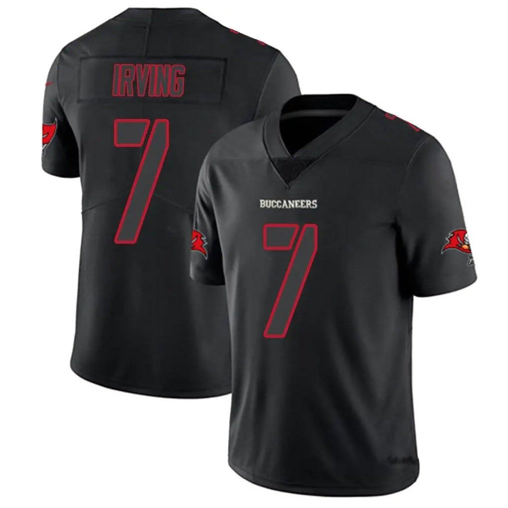Custom #7 Black TB Football Shirt Top