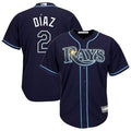 Custom #2 Navy TB Baseball Shirt Top