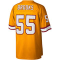Custom #55 Orange TB Football Shirt Top