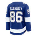 Custom #86 Blue TB Hockey Shirt Top
