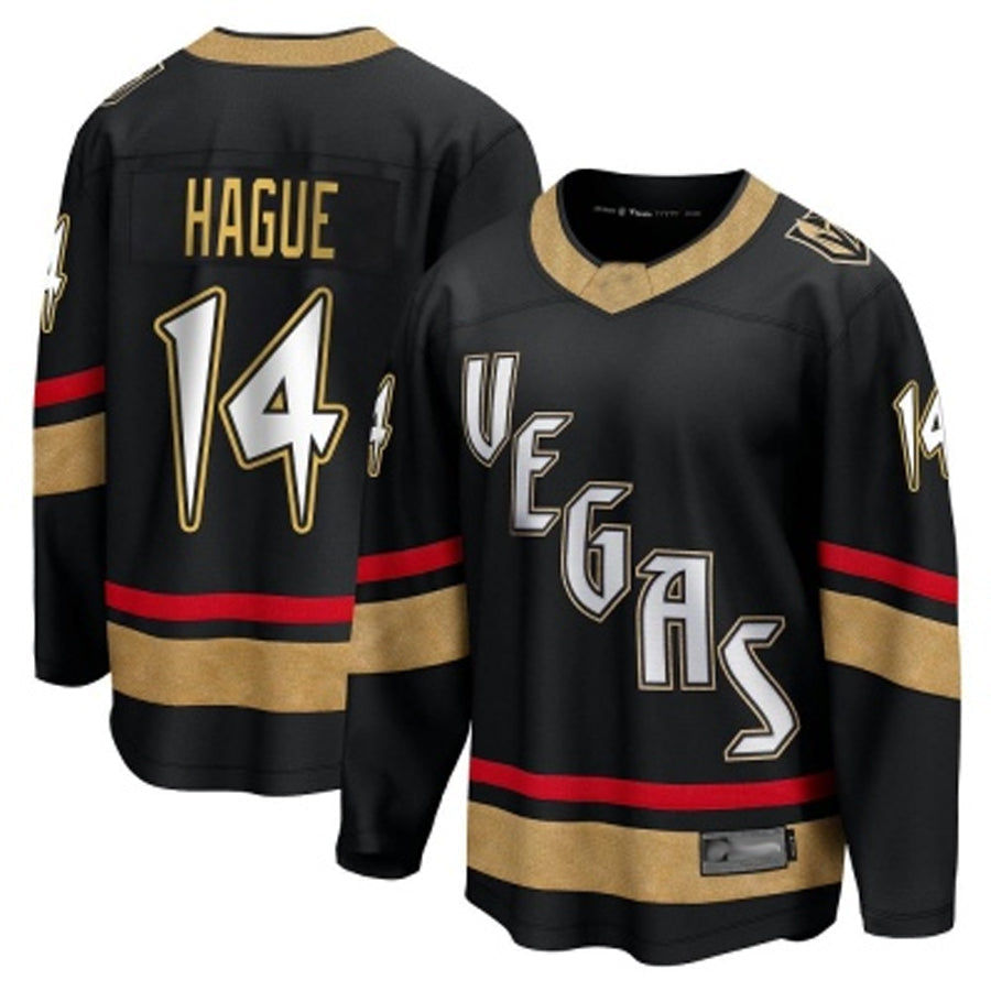 Custom #14 Black Retro VGK Hockey Shirt Top