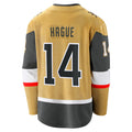 Custom #14 Gold VGK Hockey Shirt Top