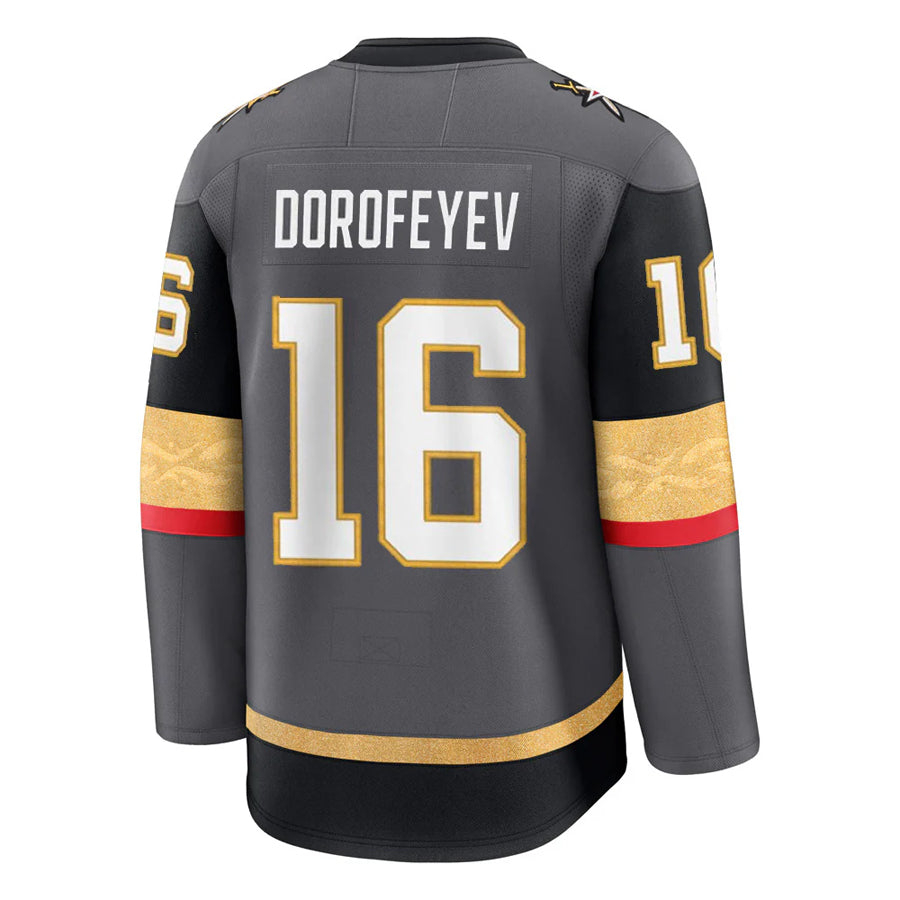 Custom #16 Gray VGK Hockey Shirt Top