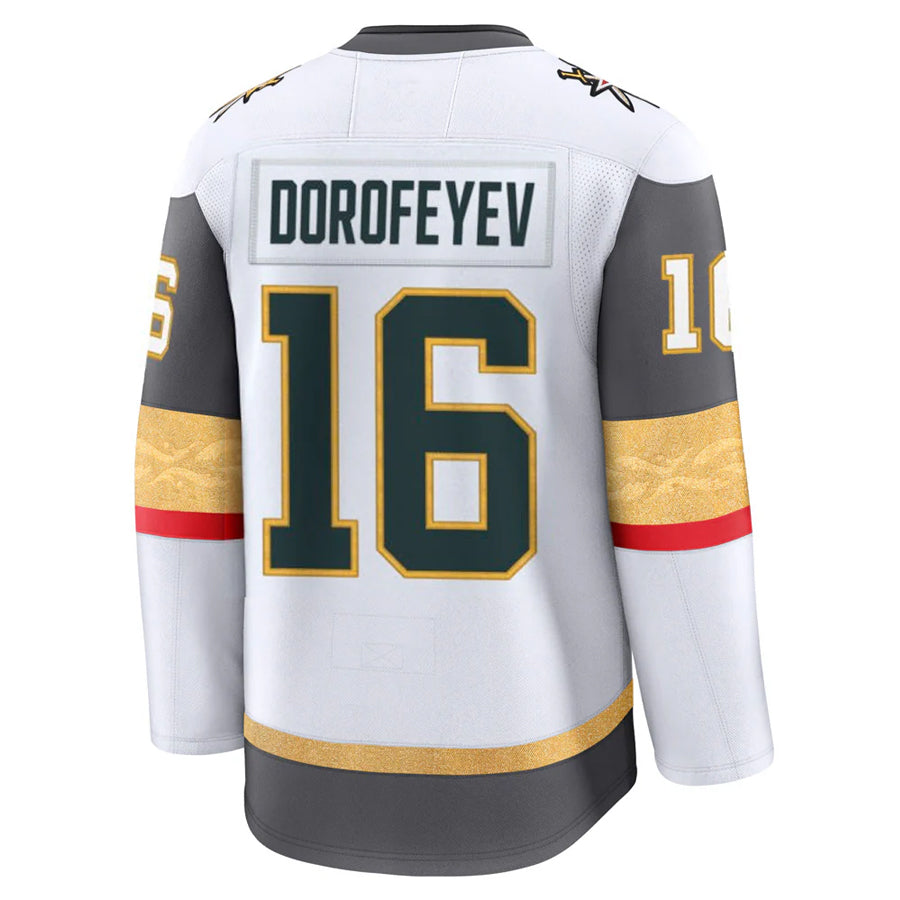 Custom #16 White VGK Hockey Shirt Top
