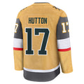 Custom #17 Gold VGK Hockey Shirt Top