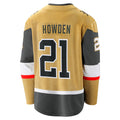Custom #21 Gold VGK Hockey Shirt Top