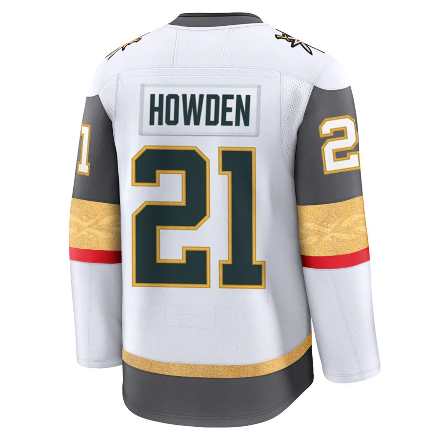 Custom #21 White VGK Hockey Shirt Top