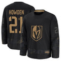 Custom #21 Black VGK Hockey Shirt Top