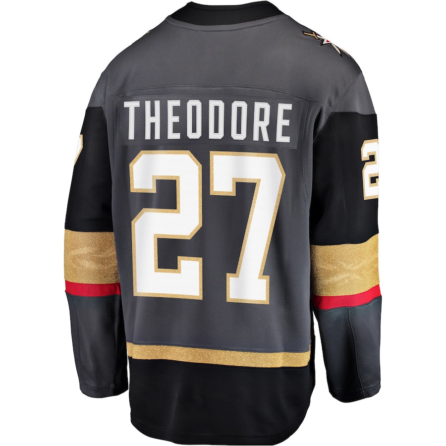 Custom #27 Gray VGK Hockey Shirt Top