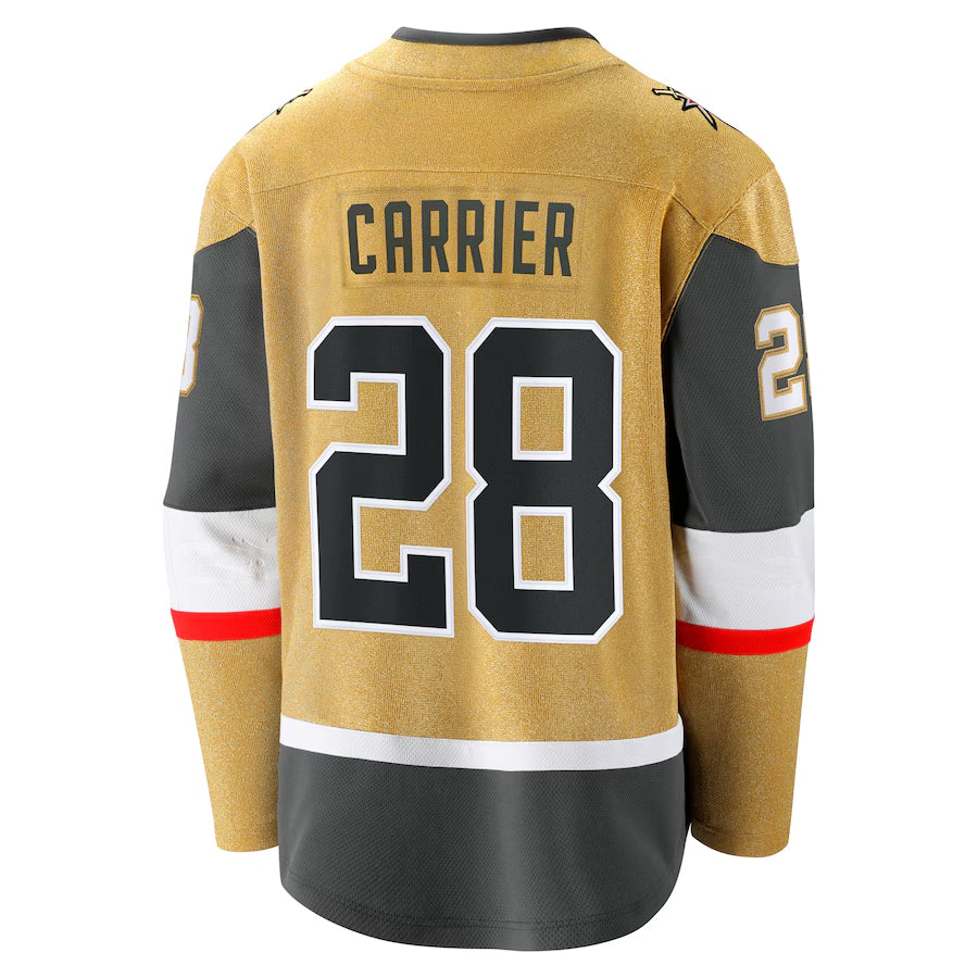 Custom #28 Gold VGK Hockey Shirt Top