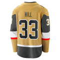 Custom #33 Gold VGK Hockey Shirt Top