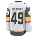 Custom #49 White VGK Hockey Shirt Top