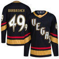 Custom #49 Black Retro VGK Hockey Shirt Top