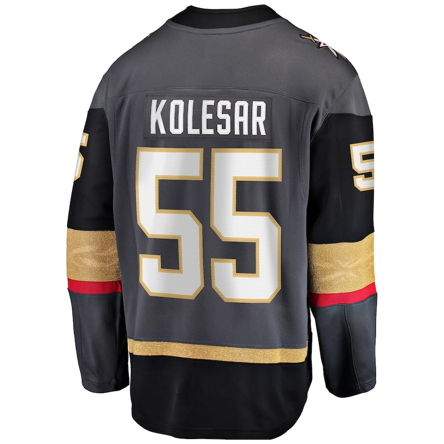 Custom #55 Gray VGK Hockey Shirt Top