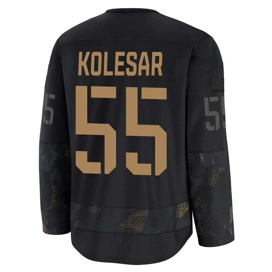 Custom #55 Black VGK Hockey Shirt Top