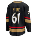 Custom #61 Black Retro VGK Hockey Shirt Top
