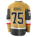 Custom #75 Gold VGK Hockey Shirt Top