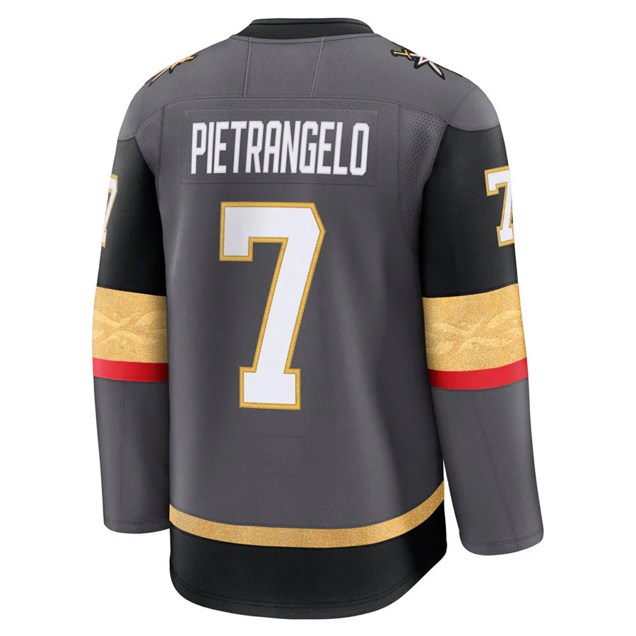 Custom #7 Gray VGK Hockey Shirt Top